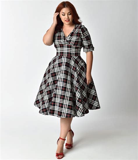 retro swing dress plus size